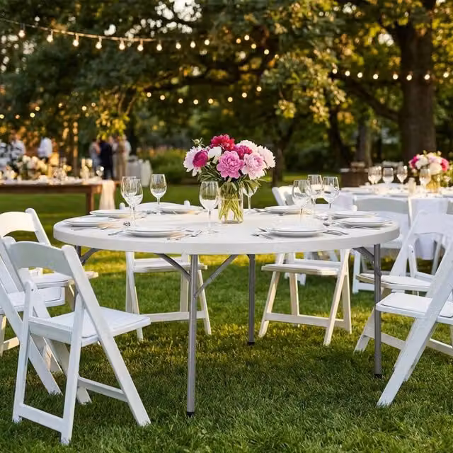 TAVOLO CATERING Ø 120 PIEGHEVOLE