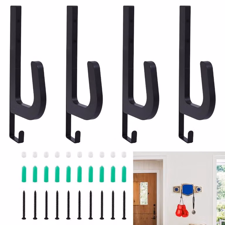 Elzusha - Set di 4 supporti in legno per cinture da campione