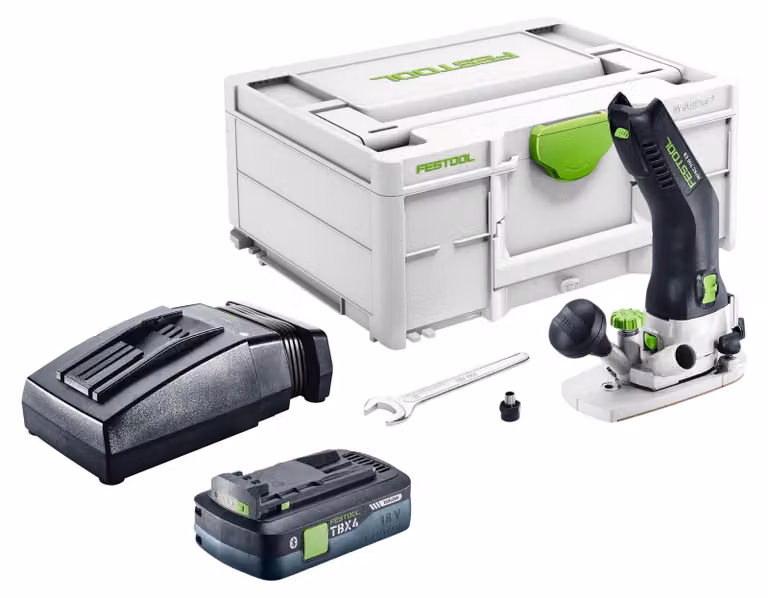 Festool MFKC 700 EB-Basic Modulo a batteria Fresatrice per bordi 18 V 8 mm Brushless + 1x batteria 4,0 Ah + caricabatterie + Systainer