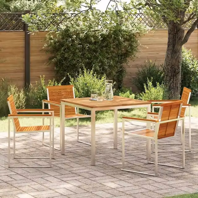 Set da Pranzo per Giardino 5 pz 3334806