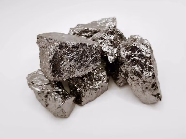 Silicio Si 99,9% in frammenti 3N, peso: 1 kg