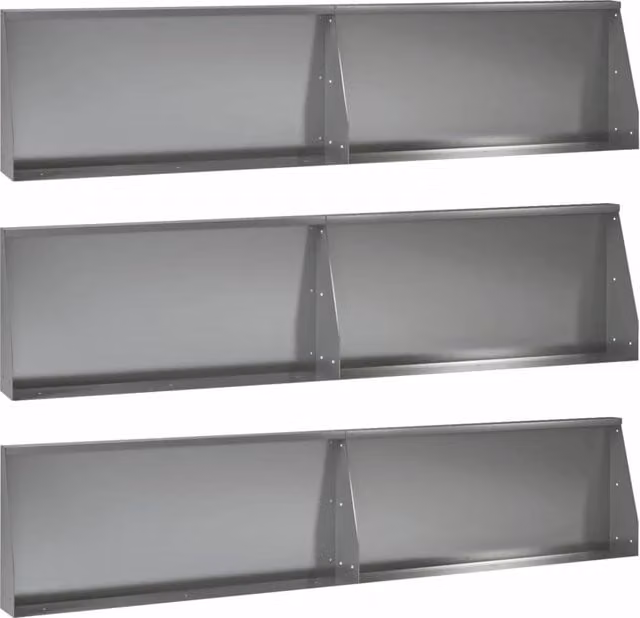 Muro di contenimento 6 pz 100 x 12 x 50 cm Acciaio zincato 3449133