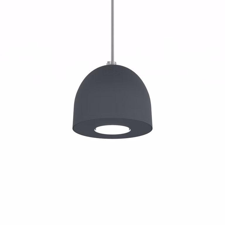 Lampada A Sospensione Campanella Monocolore Opaca