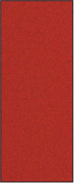 Zerbino d'ingresso moderno rettangolare antiscivolo in poliammide rosso e nero L: 300 cm, P: 120 cm