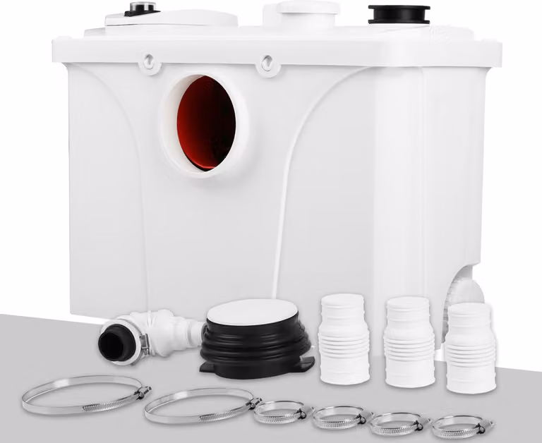 Jopassy unità di sollevamento feci 700W pompa domestica pompa per acque reflue unità di sollevamento feci per WC, doccia, lavabo