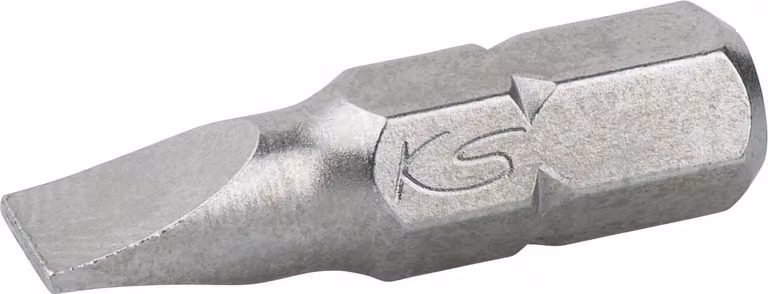 KS TOOLS Bit da 1/4" con intaglio 25 mm 3 mm - 911.3303