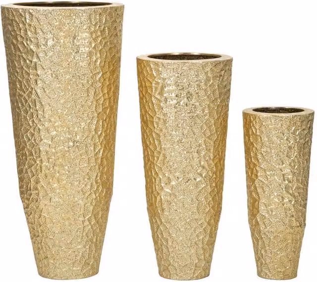 Set di Vasi Glassati Tris cm diam 50,8X114,9-40X92,7-29,8X70,5 - GLASY TRIS