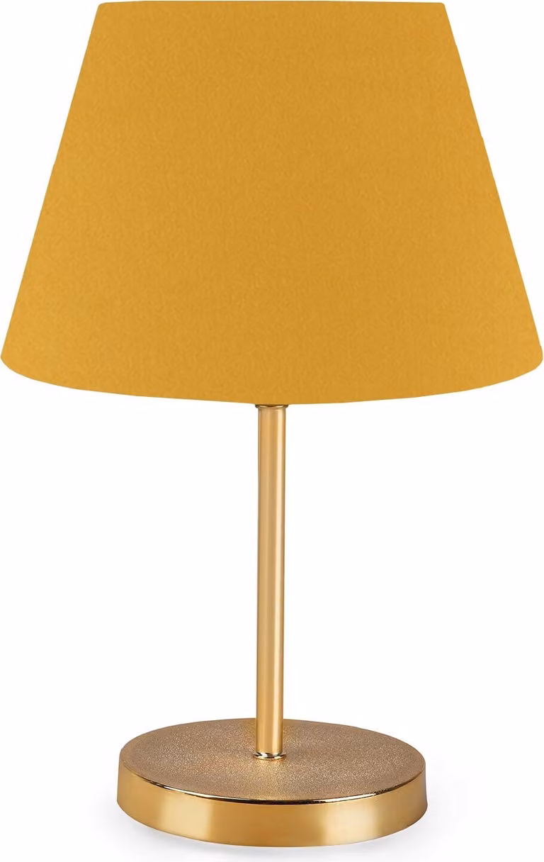 Opviq, AYD - 2473, Lampade da tavolo, Giallo, PVC, 22 x 22 x 37 cm