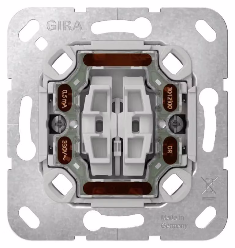 Gira Serie di comandi a bilanciere senza cornice, inserto 382500