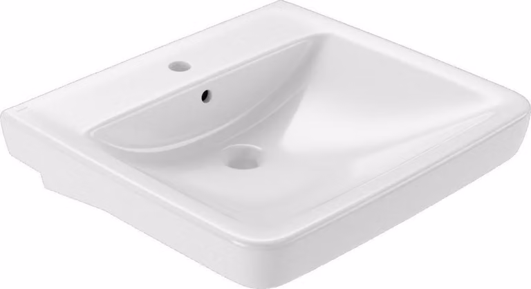 VIGOUR clivia V2 plus care Lavabo 60x55 cm accessibile con rubinetto e troppopieno, bianco
