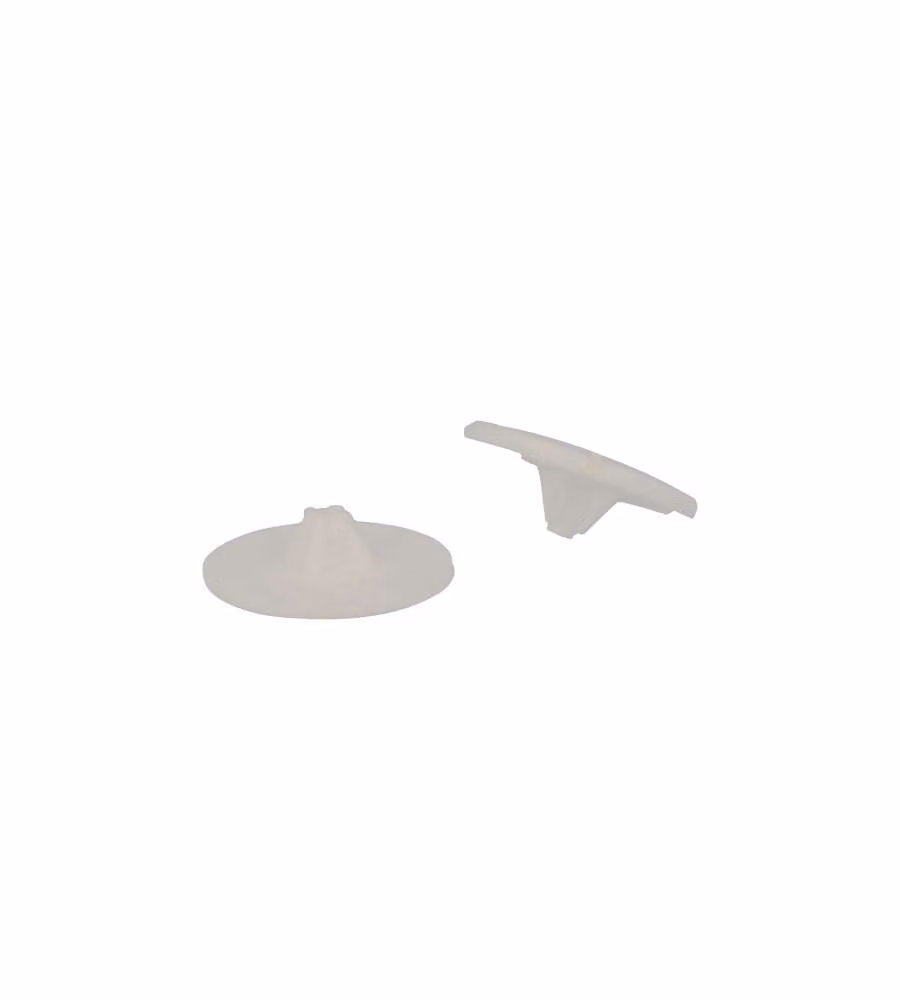 Tappi coprivite n plastica bianca per viti a croce PH e PZ - 20 pz