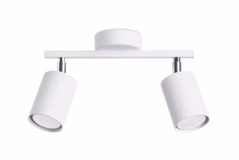 Lampada da soffitto LEMMI 2 bianco 2xGU10 10W acciaio 20x8x26cm Sollux Lighting