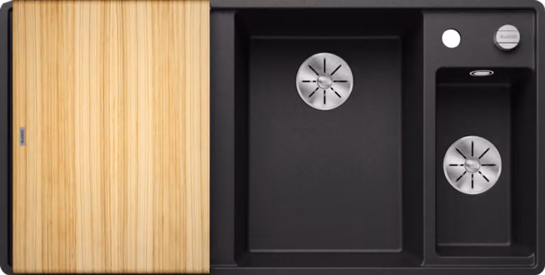 BLANCO AXIA III 6 S-F SILGRANIT nero