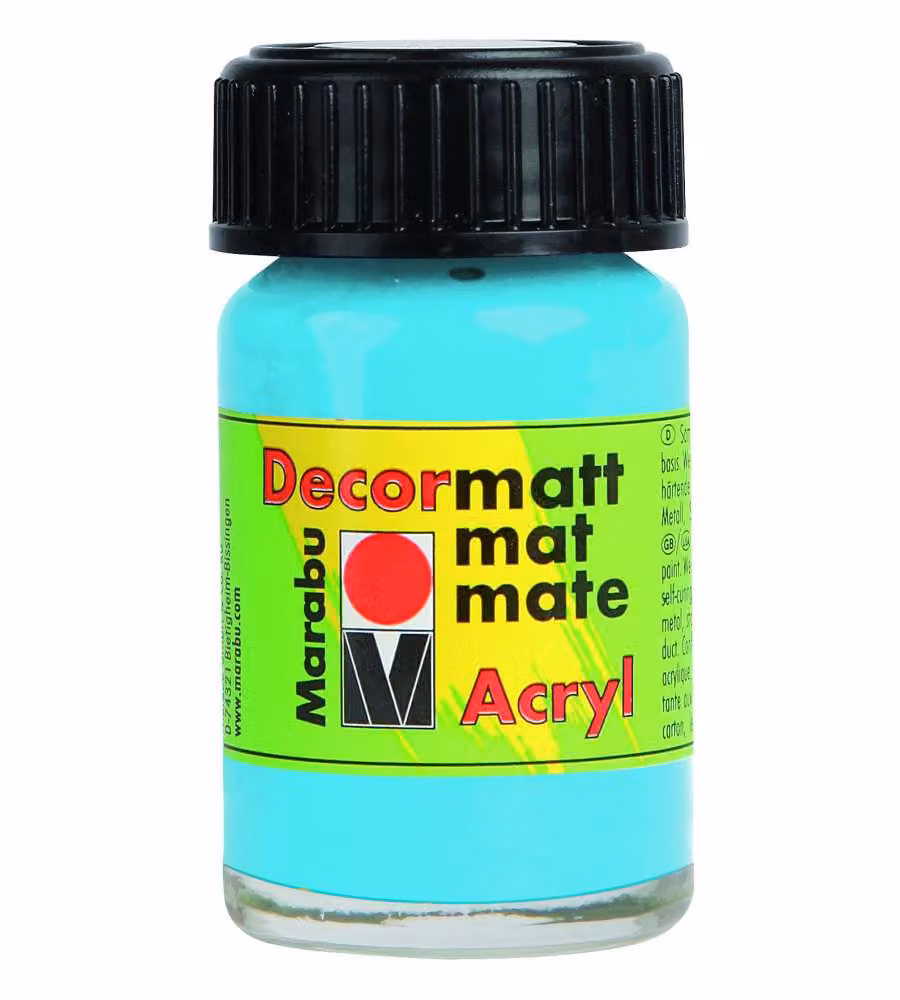 Decormatt Acryl Marabu 15 ml Blu Chiaro