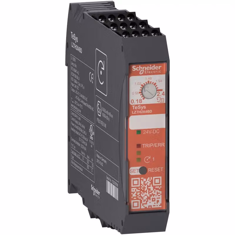 Schneider Electric, uscita motore TeSys H Safe-Torque-Off 0,75 kW - 400 V, azionamento 24 V CC, LZ7H2X4BD