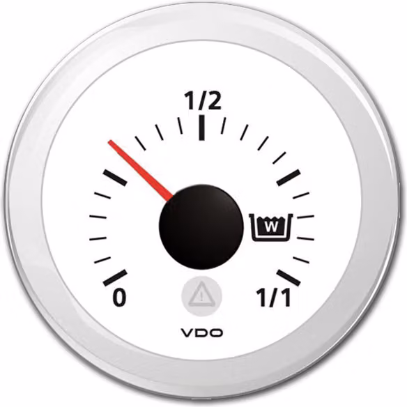 VDO VLW Livella per sporco 0-1/2-1/1 RW 52 mm