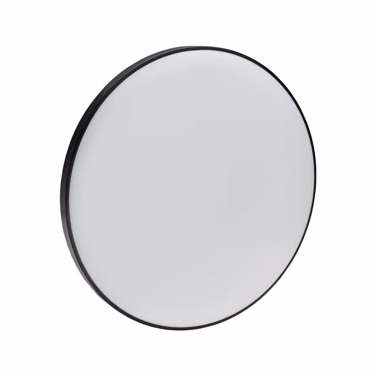 Spectrum LED NYMPHEA RINGS bianco e nero Lampada da soffitto IP54 40W 5300lm Bianco caldo 3000K rotonda