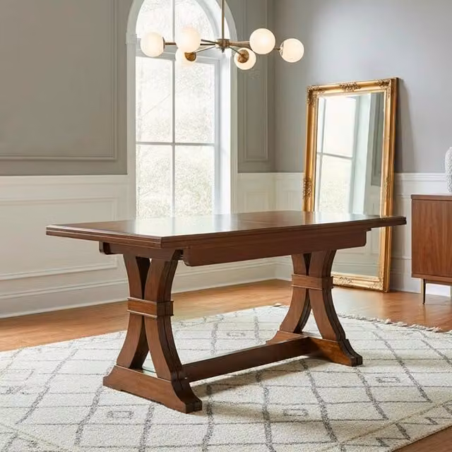 Tavolo allungabile Polignano in legno massello 180x100x79H