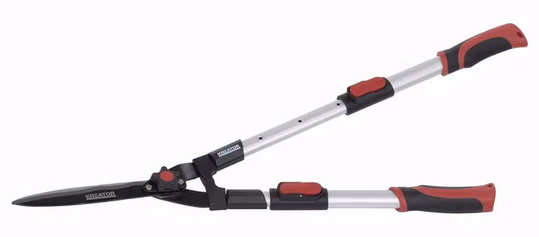 Tagliasiepi KREATOR funzione telescopica 67,5-83 cm lama in acciaio 20 cm alluminio