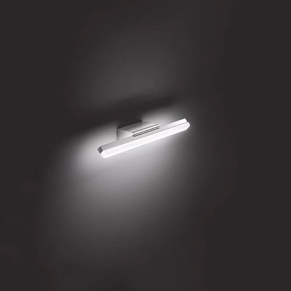 Applique Contemporanea Bold Perenz Illumina in Metallo Cromo e Acrilico Trasparente con LED da 10W 3000K Luce Bianca Calda – 2