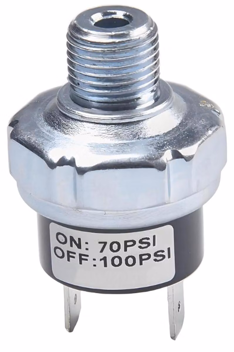 Interruttore di pressione per compressore, 70-100 PSI - Controllo automatico della pressione