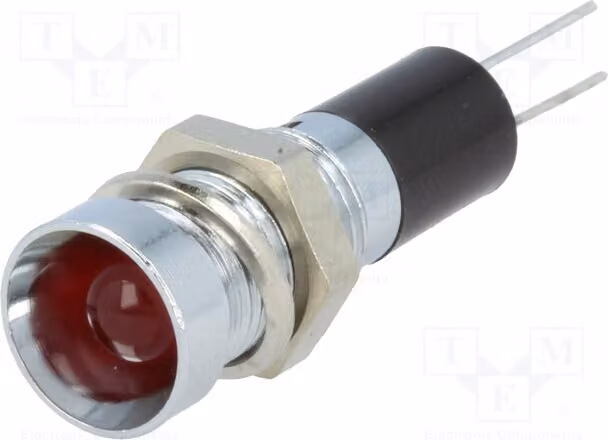 1 lampadina di controllo: LED, superficie concava, apertura: Ø8mm, 12VDC, codice prodotto: 2692.8221, lampadine di controllo a LED
