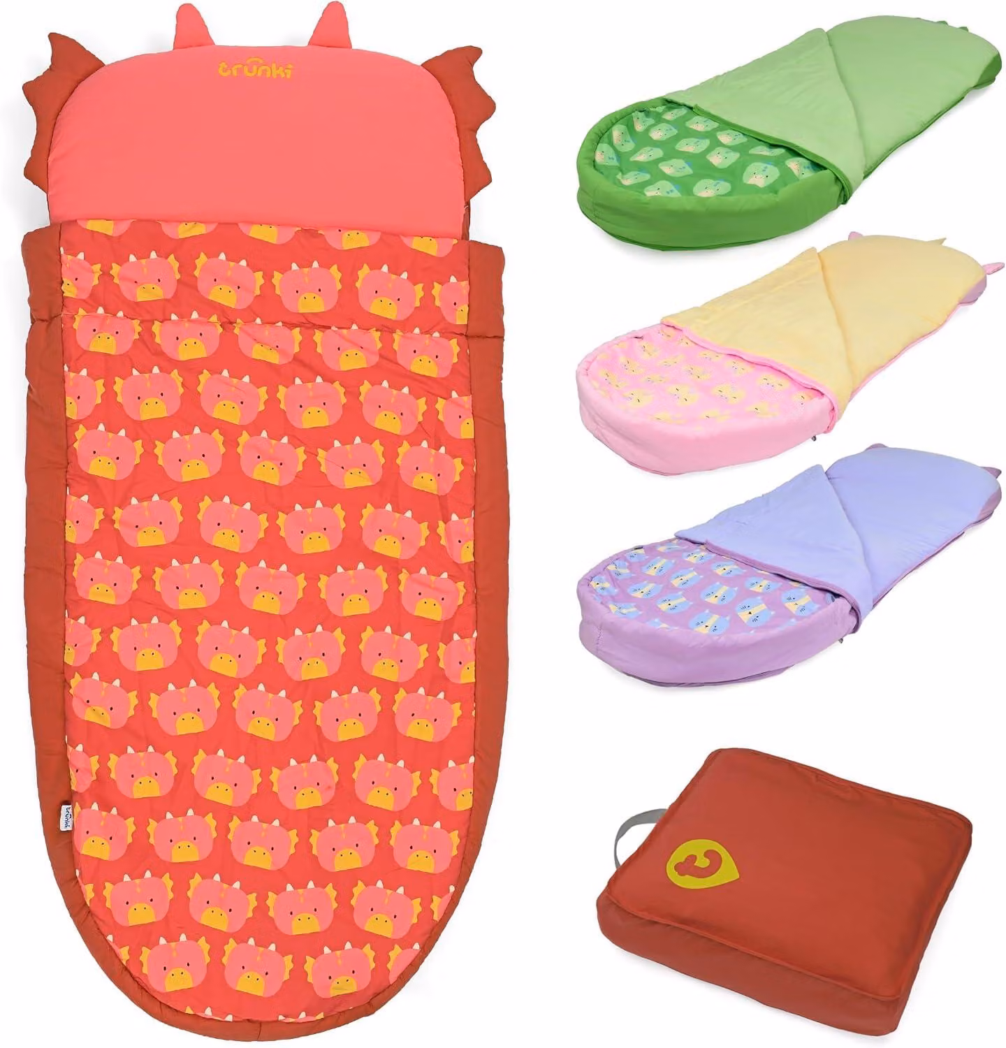 Letto da viaggio gonfiabile 2-in-1 con sacco a pelo, adatto a bambini piccoli, ideale per il campeggio
