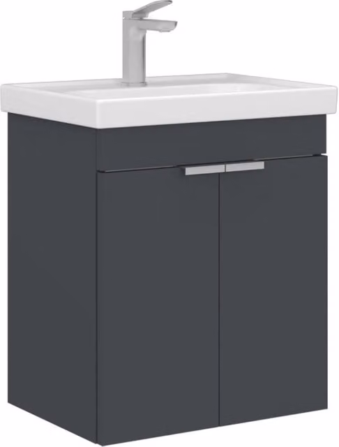 Mobile lavabo "Desna 50" - 50 x 38 x 58 cm - Antracite opaco