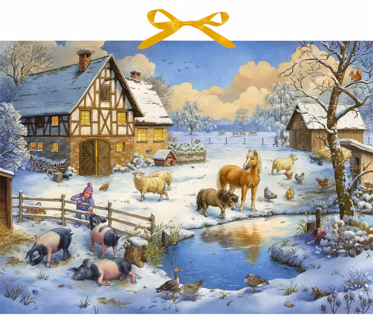Calendario dell'Avvento sonoro - I nostri animali in campagna