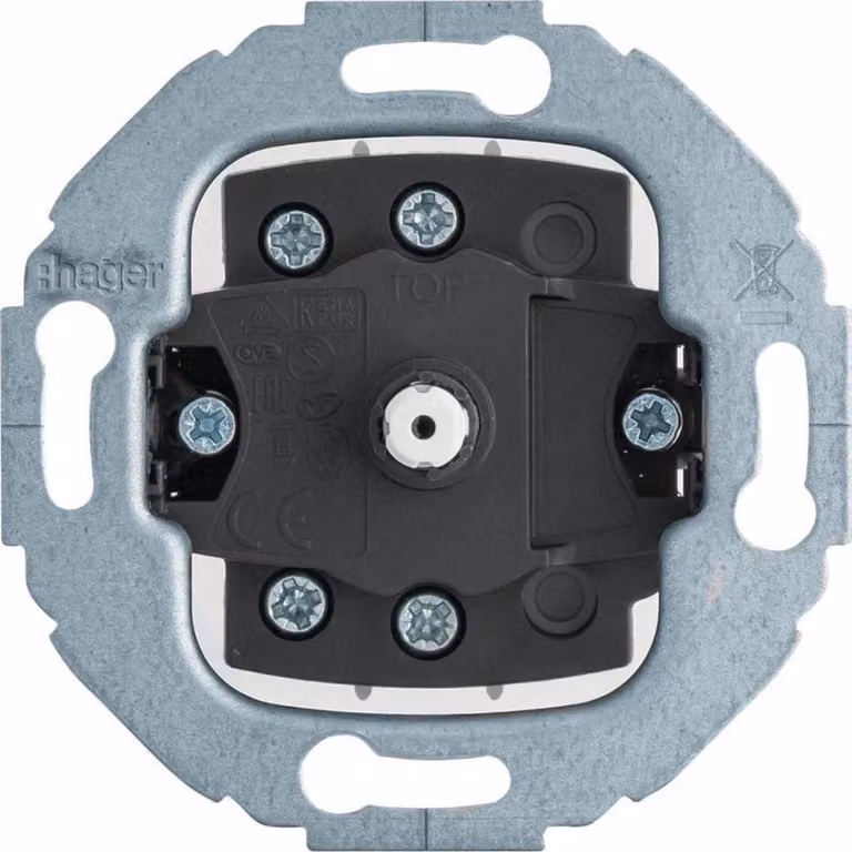 Hager WDE387603 Interruttore rotante on/off e commutatore, incasso