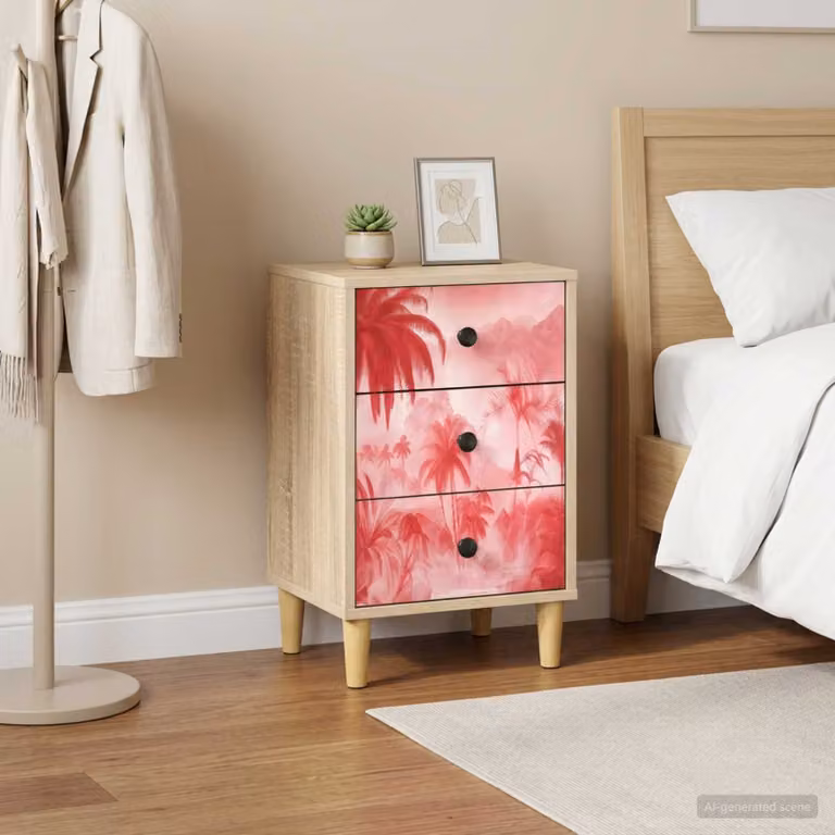 Armadio da Notte vidaXL Rovere Sonoma L: 36 cm, P: 33 cm, H: 60 cm