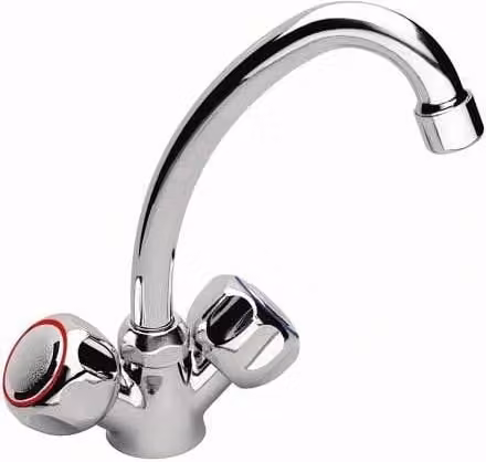 Miscelatore per lavabo freestanding standard, cromo