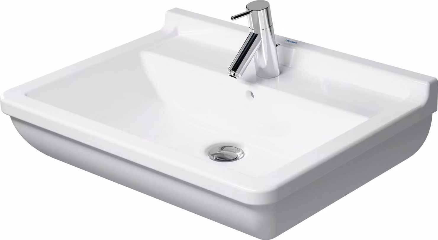 Duravit lavabo Starck 3 65cm, 1 trou pour robinet, 0300650000, 0300650000