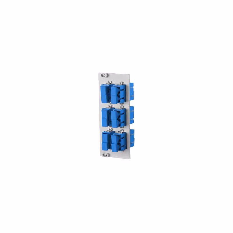 Metz Connect OpDAT REGpro Front 3U, 7T 6xSC-D UPC OS2 (Vetroceramica, blu) 15024AE206-E