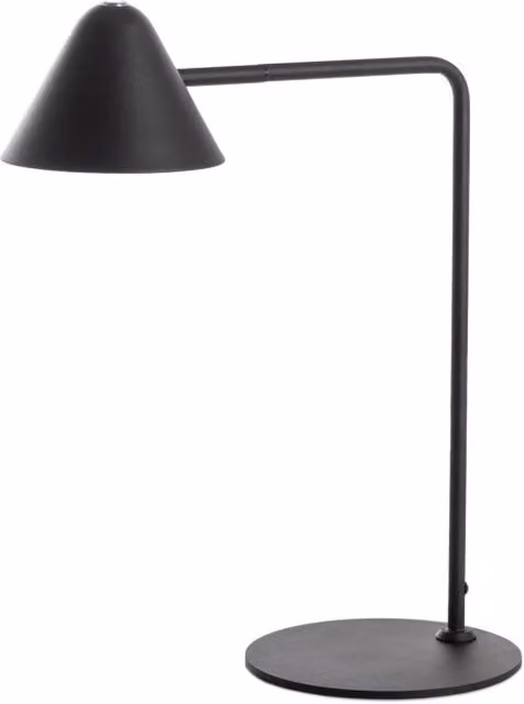 Antares Lampada da Tavolo LED 5W 3000K in Metallo Verniciato Nero Opaco con Base in Marmo e Cavo Telato con Interruttore - Antares