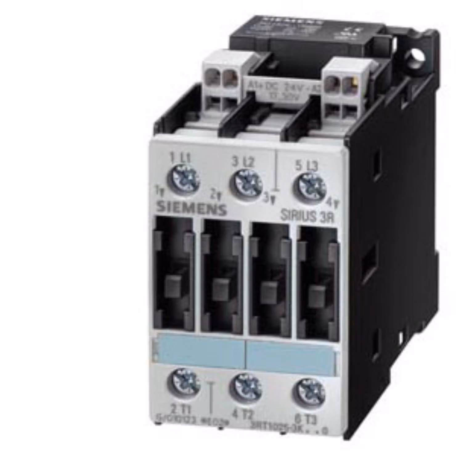 Siemens 3RT1025-3BB40-SCHUETZ, AC-3, 7,5KW/400V, DC 24V, 3POLIG