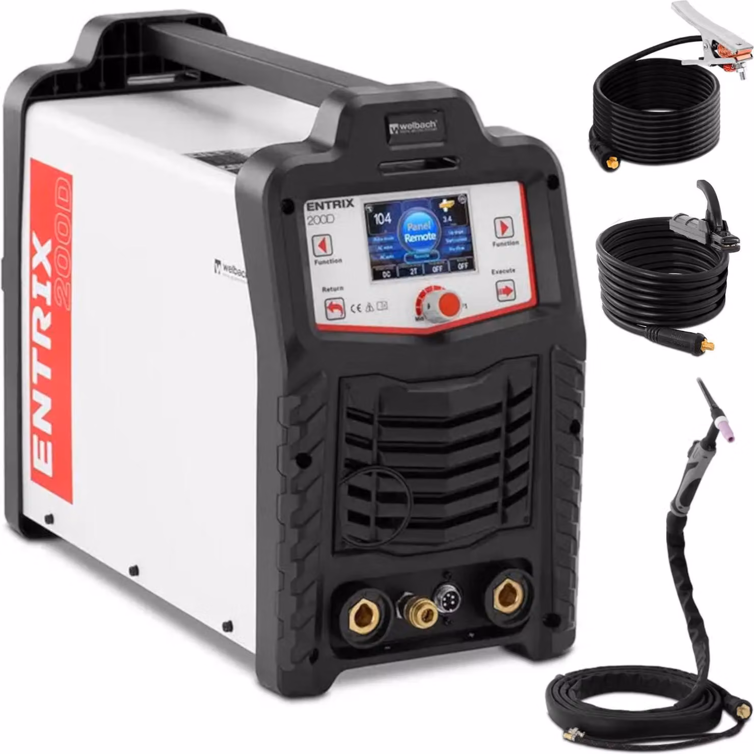 Expondo welbach Saldatrice TIG - AC/DC - MMA - 200 A - 230 V - IGBT - Impulso - Saldatura alluminio