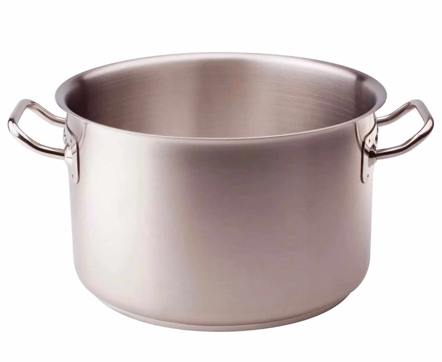 Casseruola Alta in acciao inox per induzione, due maniglie, diam. 24cm (2° SCELTA)