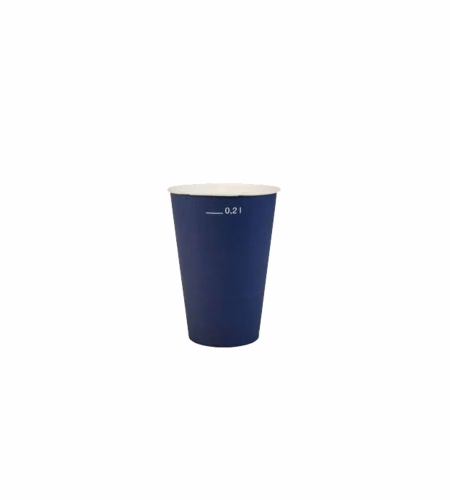 Bicchieri di carta Blu scuro 20 pezzi