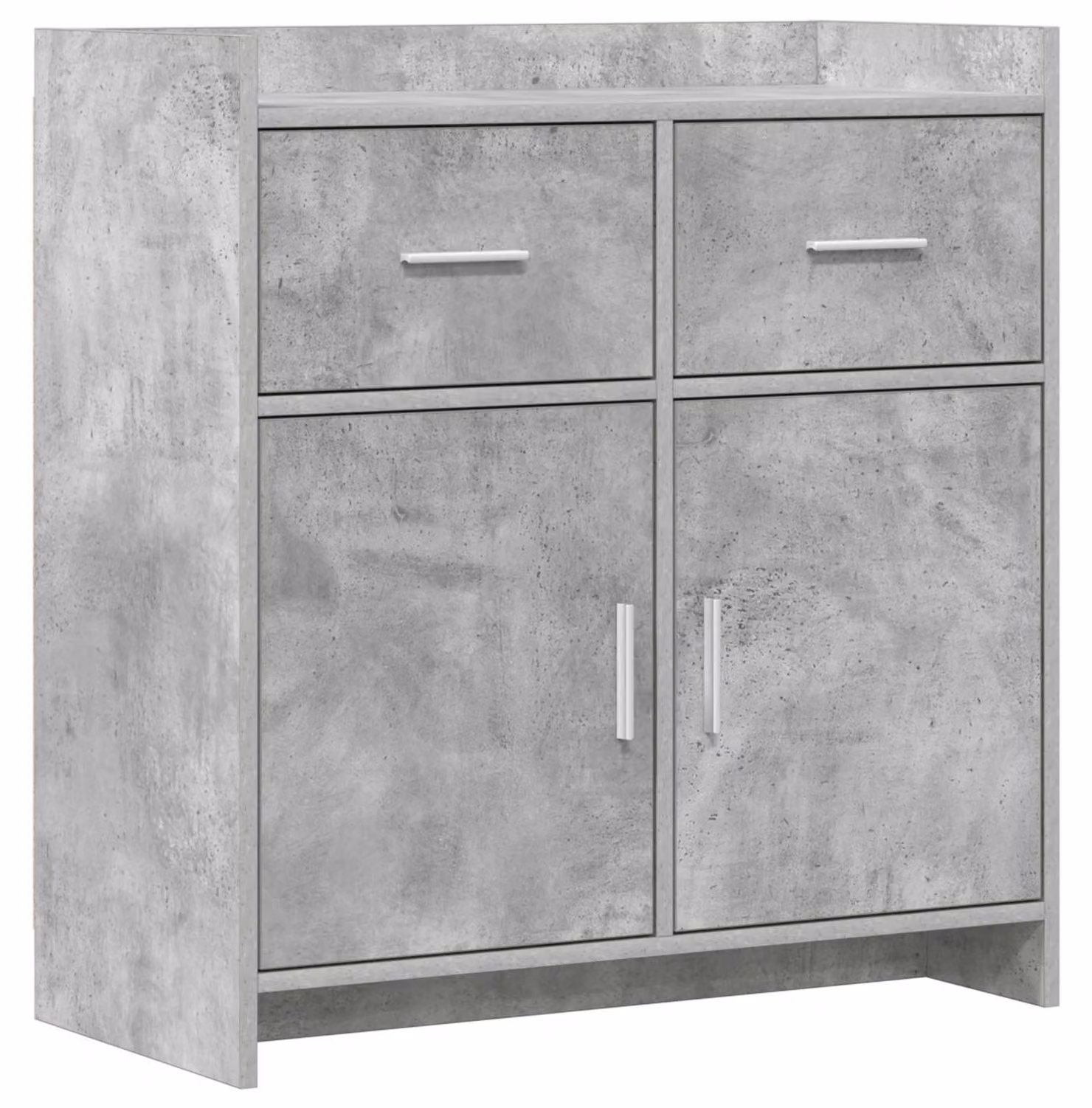 Mobile bar/servizio in cemento grigio, 75 x 36 x 80 cm