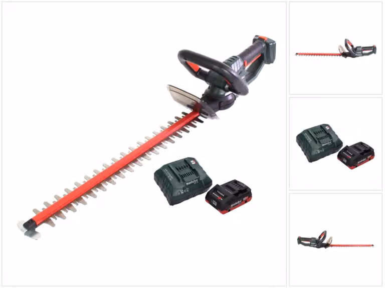 Tagliasiepi a batteria Metabo HS 18 LTX 45 18 V 43 cm + 1x batteria 4,0 Ah + caricatore