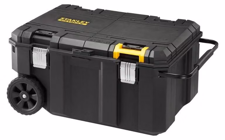 Stanley - Cassetta degli attrezzi su ruote "Fatmax Pro Stack" AW2713 (34 cm x 66,6 cm x 45,8 cm) (nero)