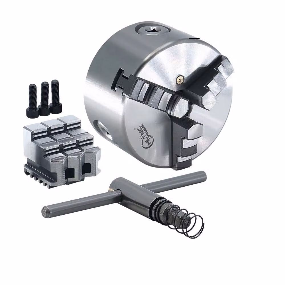 Mandrino autoserrante a tre ganasce, coppia massima di 160 Nm, capacità di serraggio da 3 a 55 mm, modello K11-160