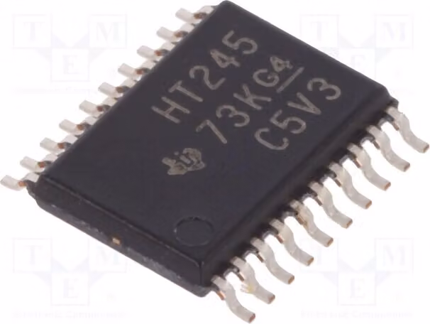 3x 3 Modi, bus, ottale SMD SN74245PW, trasmettitore, canali driver: 8