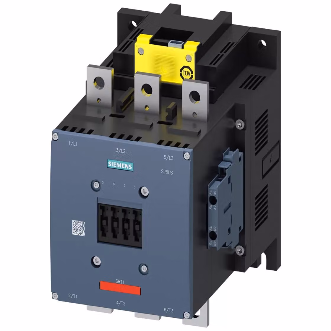 Contattore Siemens, AC-1, 690 A/690 V/40 °C, a 3 poli, AC/DC 200-277 V, F-PLC-IN, 2S+2Ö 3RT14766SP363PA0