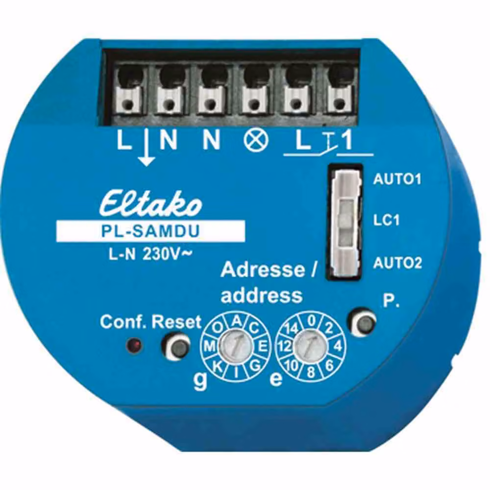 Attuatore dimmer universale con ingresso sensore - Sistema bus del modulo di controllo 600W PL-SAMDU