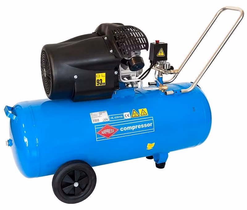 Compressore ad olio Airpress Hl425-100 "V-Ka" 100L, 425 L/Min, 8 Bar