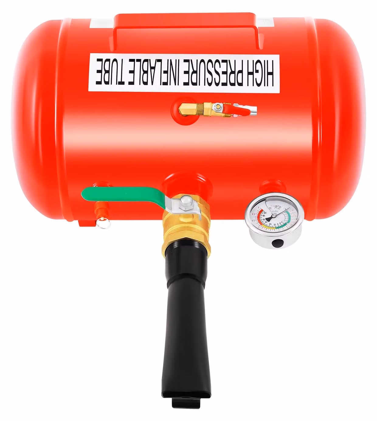 Serbatoio dell'aria, autoportante, alta efficienza, colore rosso