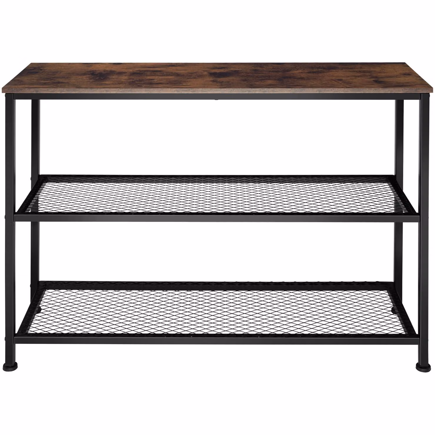 Tavolo Bristol tectake in stile industriale marrone con finitura opaca L/P/H: 100 x 30 x 81 cm – 3