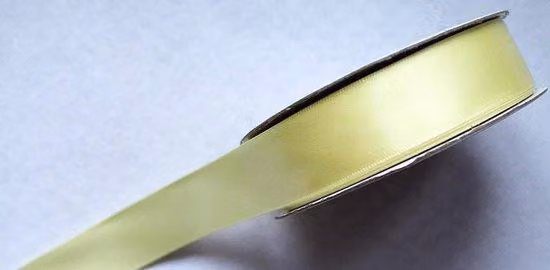 Nastro decorativo in raso - 25 metri, 25 mm - Personalizzabile - Champagne Ecru